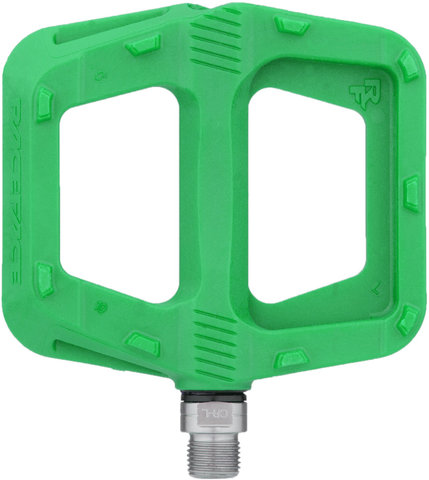 Ride Platform Pedals - green/universal