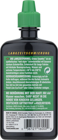 Finish Line Cross Country Chain Lubricant - universal/120 ml