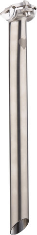 Blackheart Tige de selle en titane - titanium brushed/350 mm/10 mm/31,6 mm
