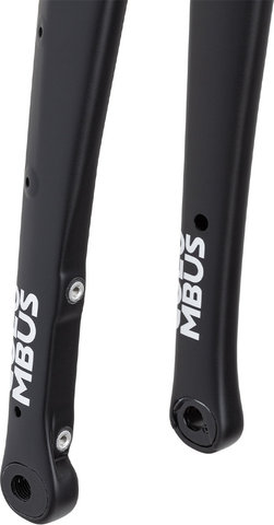 Columbus Fourche Futura Cross Plus - black mat/Axe Traversant 12 mm/100 mm/1 1/8" - 1,5" tapered/28"