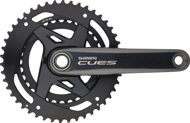 Shimano CUES Crankset FC-U8000-2 Hollowtech II - black/175,0 mm