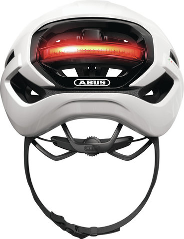 ABUS Taipan LED Helmet - shiny white | 54 - 58 cm