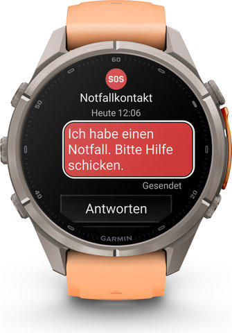 Garmin fēnix 9 Pro – inReach AMOLED Titanium 43 mm Multisport Smartwatch - 
