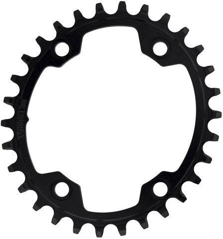 Wolf Tooth Components Elliptical 96 BCD Chainring for Shimano XT M8000 / SLX M7000 - black/30 tooth