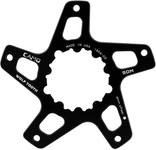 Wolf Tooth Components Araña CAMO Direct Mount Spider para SRAM - black/-8 mm