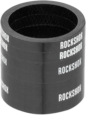 RockShox Entretoises pour Headset UD Carbone - black/universal