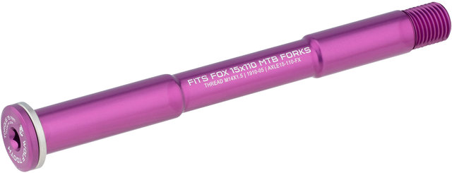 Eje pasante 15 x 110 mm Boost para Fox Racing Shox - purple/15 x 110 mm