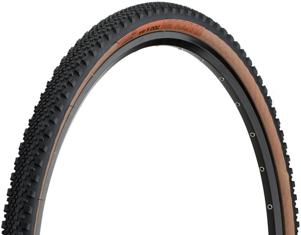 WTB Raddler TCS Light Fast Rolling 28" Folding Tyre - black-brown/44-622 (700x44c)