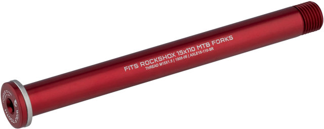 Steckachse 15 x 110 mm Boost für RockShox - red/15 x 110 mm
