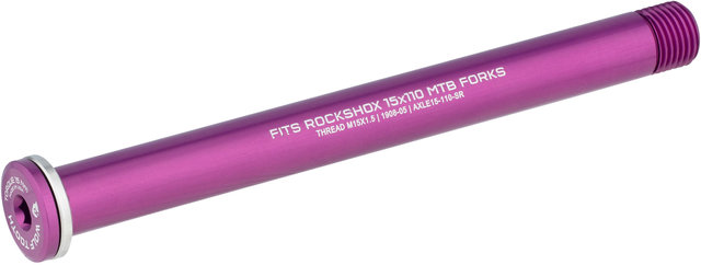 Steckachse 15 x 110 mm Boost für RockShox - purple/15 x 110 mm