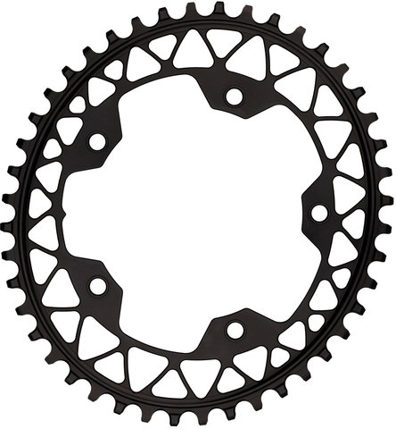 absoluteBLACK Oval 1X Gravel Chainring for 110/5 BCD - black/44 tooth