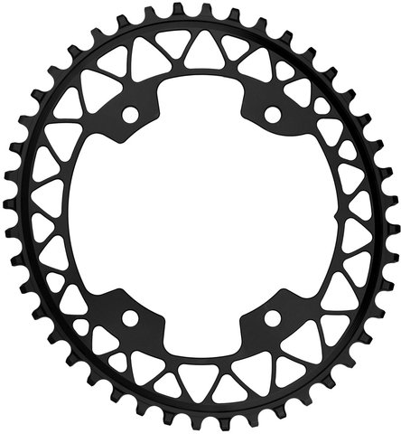 absoluteBLACK Oval 1X Gravel Chainring for 110/4 BCD - black/44 tooth