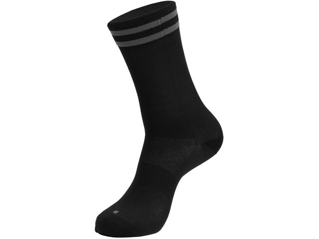 8" Bike Socks - black-grey/41-43