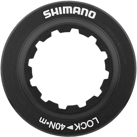 Shimano Disco de freno RT-EM910 Center Lock con dentado interno para STEPS - negro-plata/160 mm
