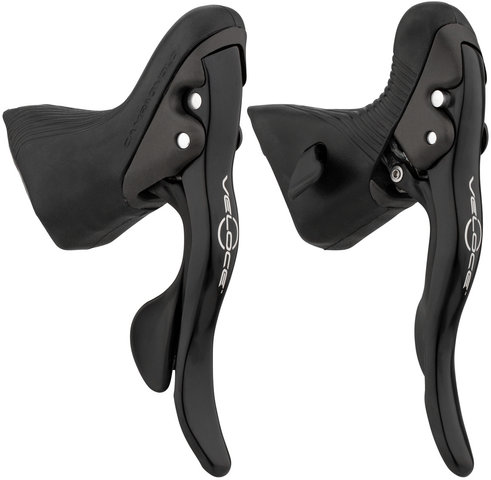 Campagnolo Veloce v+h Set Power Shift Ergopower 2x10-fach Schalt-/Bremsgriffe - deep black/2x10 fach