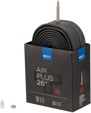 Schwalbe Cámara de aire 13 Air Plus para 26" - negro/26 x 1,5-2,4 SV 40 mm