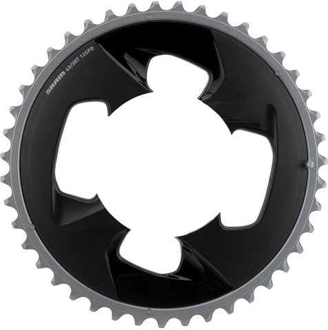 SRAM Road Chainring for Force/Rival Wide, 2x12-speed, 94 mm Bolt Circle - polar grey/43 tooth