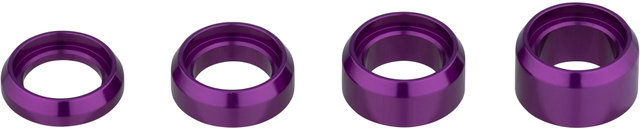 OneUp Components Set de espaciadores Axle R Shims Spacer Set - purple/universal