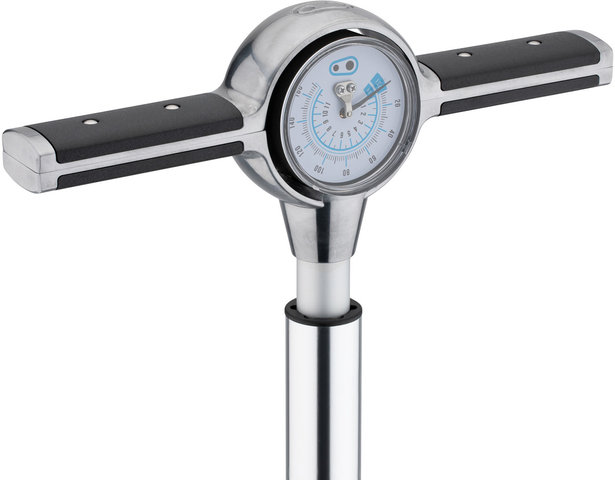 Klic Standpumpe mit analogem Manometer und Tubeless-Reservoir - grey/universal