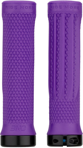 OneUp Components Lock-On Grips - purple/136 mm