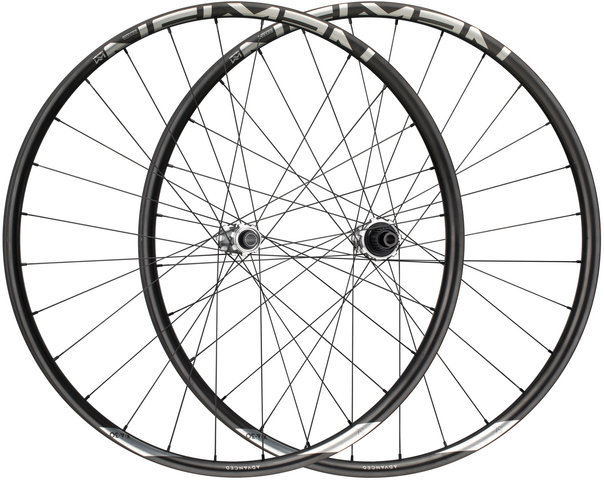 NEWMEN Advanced SL X.A.30 FADE Boost Disc Center Lock 29" Laufradsatz - black-silver/29" Satz (VR 15x110 Boost + HR 12x148 Boost) Shimano Micro Spline