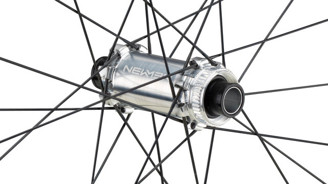 NEWMEN Advanced SL X.A.30 FADE Boost Disc Center Lock 29" Laufradsatz - black-silver/29" Satz (VR 15x110 Boost + HR 12x148 Boost) Shimano Micro Spline