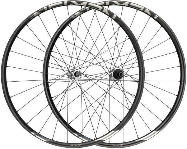 NEWMEN Set de Roues Advanced SL A.30 FADE Boost Disc Center Lock 29" - black-silver/set de 29" (av 15x110 Boost + arr 12x148 Boost) Shimano Micro Spline