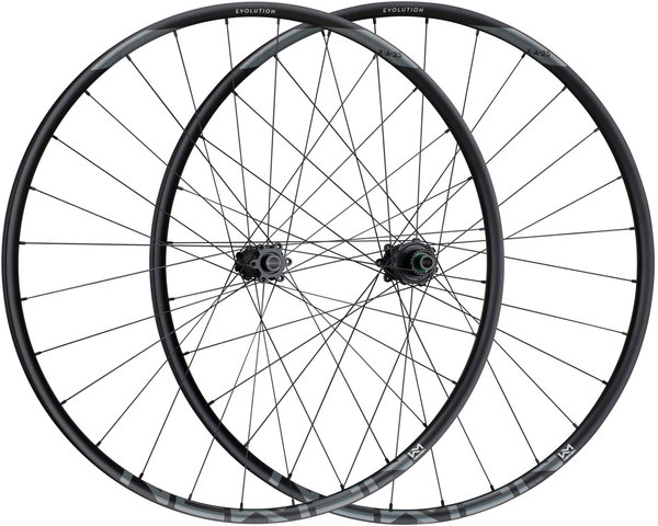 NEWMEN Evolution SL X.A.25 FADE Boost Disc 6-Loch 27,5" Laufradsatz - black-black/27,5" Satz (VR 15x110 Boost + HR 12x148 Boost) Shimano Micro Spline