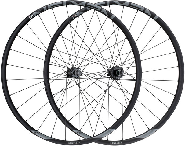 NEWMEN Evolution SL E.G.30 Fade Boost Disc 6-bolt 27.5" Wheelset - black-black/27.5" set (front 15x110 Boost + rea 12x148 Boost) Shimano Micro Spline