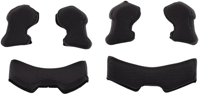 100% Trajecta Cheek Pads and Neck Roll, Thick - black/M