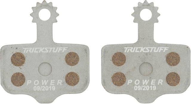Trickstuff Bremsbeläge Disc POWER-A für SRAM/Avid - organisch - Aluminium/SR-006