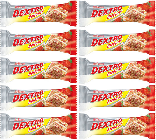 Dextro Energy Barres - 10 pièces - strawberry/350 g