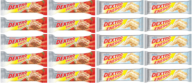 Dextro Energy Riegel - 20 Stück - gemischt/700 g