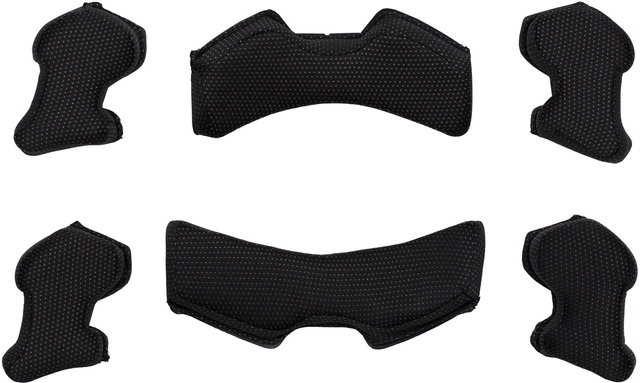 100% Trajecta Cheek Pads and Neck Roll, Thin - black/S