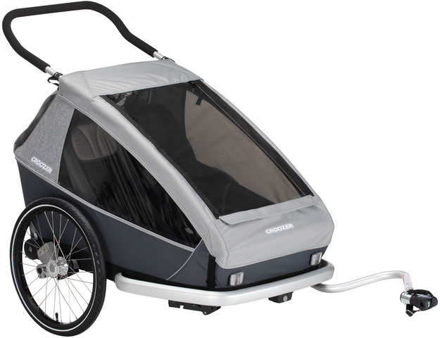 Kid Keeke 2 Kids Trailer - stone grey/universal