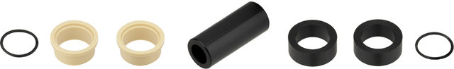 Aluminium Einbaubuchsenset 8 mm 5-teilig - black/29,97 mm