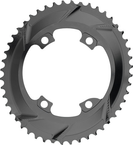 absoluteBLACK Plato Oval Road 110/4 para Sub-Compact - black/48 