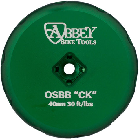 Abbey Bike Tools Bottom Bracket Socket Single Sided pour Chris King - green/universal