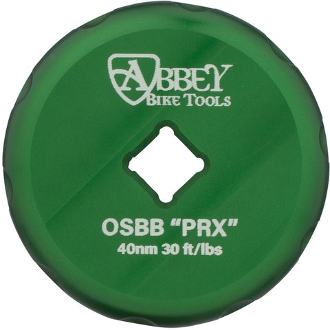 Abbey Bike Tools Bottom Bracket Socket Single Sided for Praxis Works - green/universal