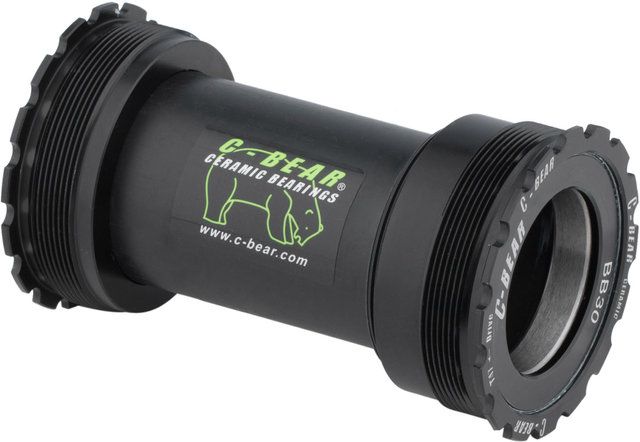 Eje de pedalier T47 Rotor 30 mm 86 Ciclocrós - negro/T47