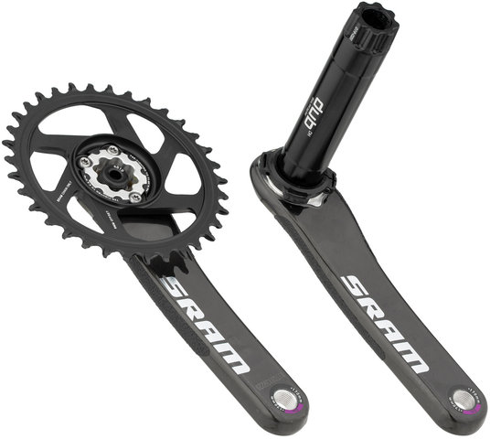 SRAM X01 DH DUB Direct Mount 11-fach Carbon Kurbelgarnitur - black/170,0 mm 34 Zähne