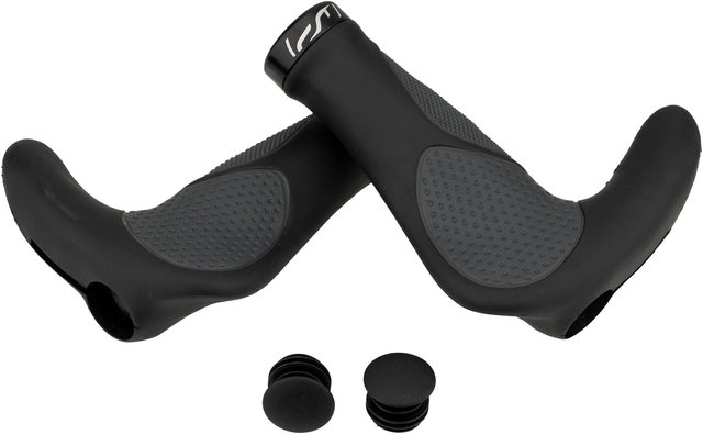 Puños de manillar Tour Deluxe Pro - negro-gris/140 mm