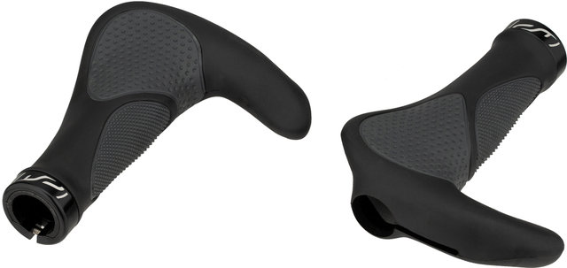 Puños de manillar Tour Deluxe Pro - negro-gris/140 mm