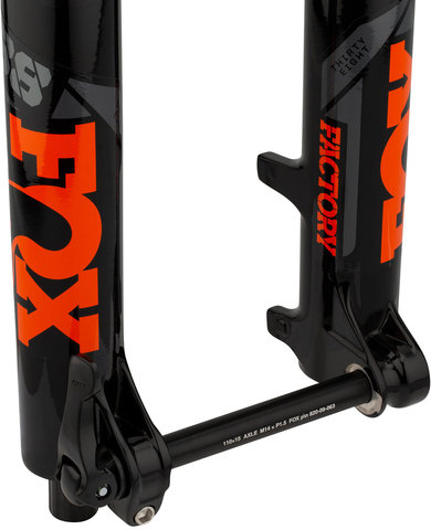 Fox Racing Shox 38 Float 27,5" GRIP2 Factory Boost Federgabel Modell 2021 - shiny black/170 mm / 1.5 tapered / 15 x 110 mm / 44 mm