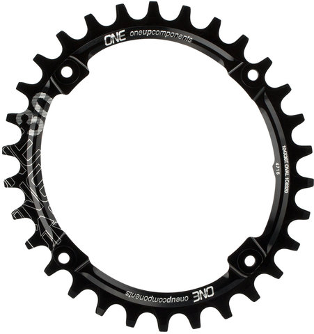 OneUp Components Oval 104 BCD Traction Chainring - black/30 tooth