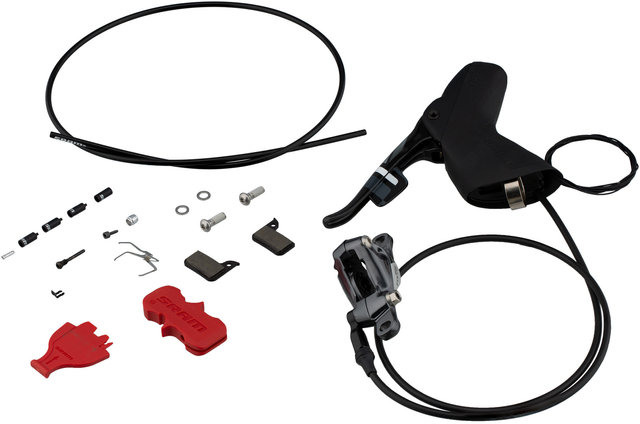 Force 22 Scheibenbremse hydr.m.DoubleTap® Schalt-/Bremsgr - ice grey anodized/VR links