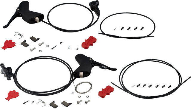 Set de Freins à Disque Hydraulique av+arr Rival 1 Levier DoubleTap® - black/set (roue avant et arrière)
