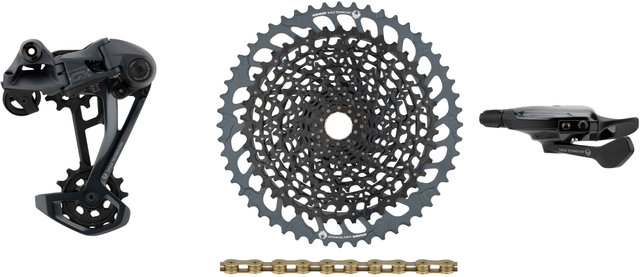 SRAM GX Eagle 1x12-speed Upgrade Kit with Cassette - black - XX1 gold/10-52