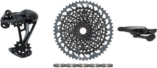 SRAM GX Eagle 1x12-speed Upgrade Kit with Cassette - black - GX silver-black/10-52