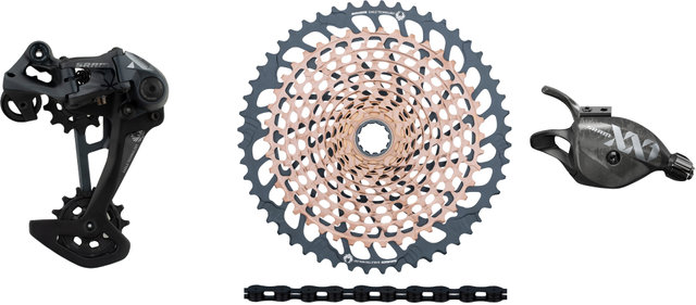 SRAM XX1 Eagle 1x12-speed Upgrade Kit with Cassette - copper - XX1 black/10-52